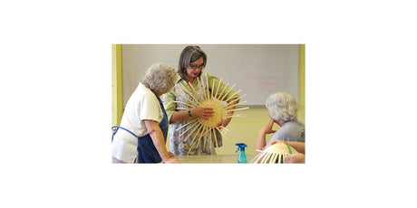 Woven wonder: Hester shares basket-making expertise