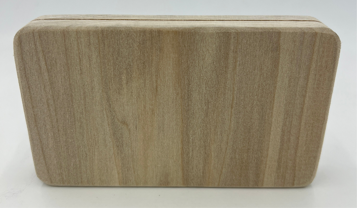 3" x 5" Rectangular Slotted Hardwood Base