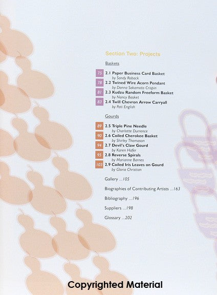New and Different Materials for Weaving and Coiling