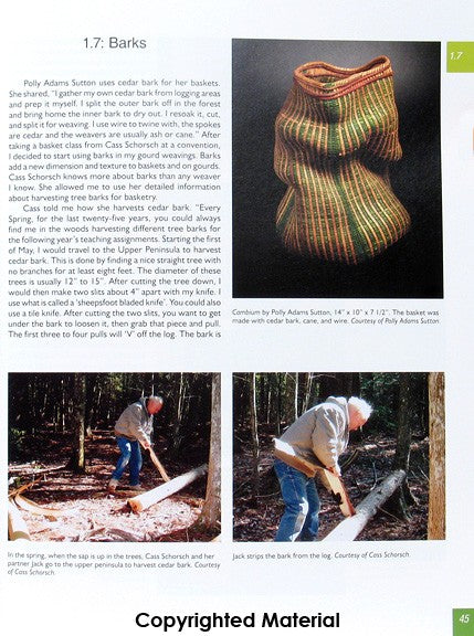 New and Different Materials for Weaving and Coiling