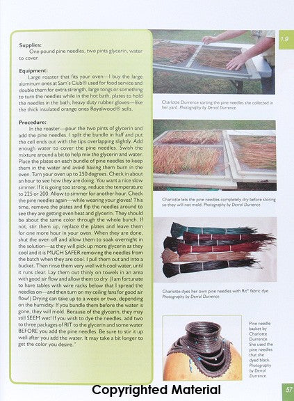 New and Different Materials for Weaving and Coiling