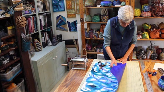 Paper Weavings: Woven Cathead Baskets (DVD) by Jackie Abrams