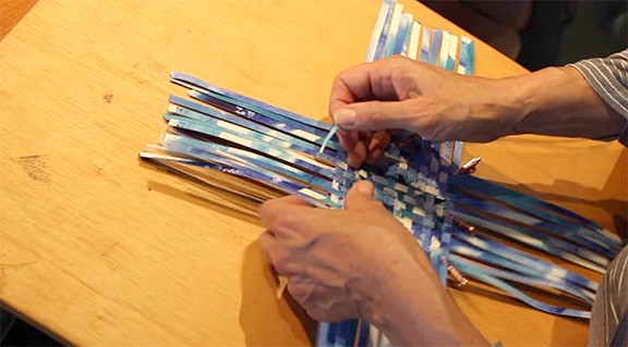 Paper Weavings: Woven Cathead Baskets (DVD) by Jackie Abrams