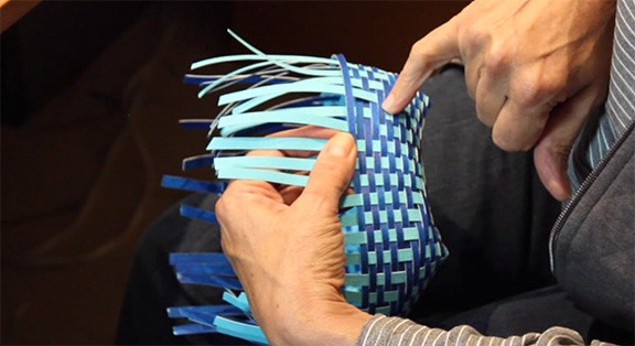 Paper Weavings: Woven Cathead Baskets (DVD) by Jackie Abrams