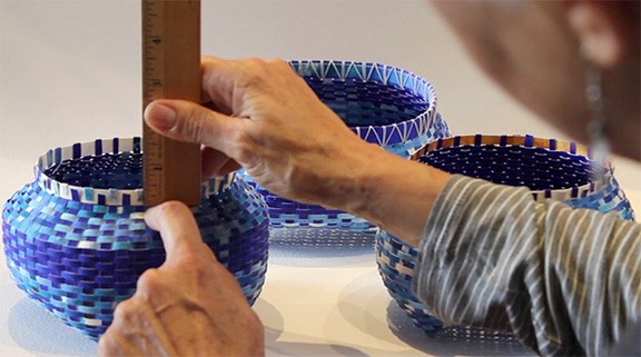 Paper Weavings: Woven Cathead Baskets (DVD) by Jackie Abrams