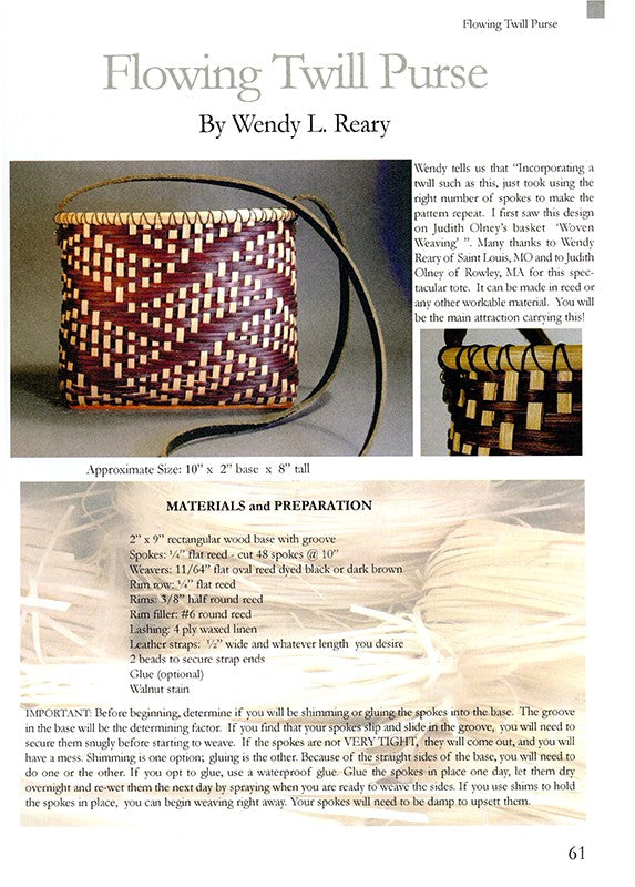 A Basketmaker's Odyssey
