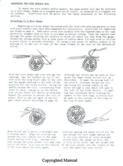 Pine Needle Raffia Basketry