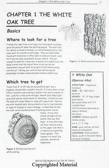 White Oak Basketry- An Illustrated Guide