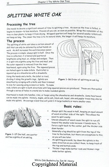 White Oak Basketry- An Illustrated Guide