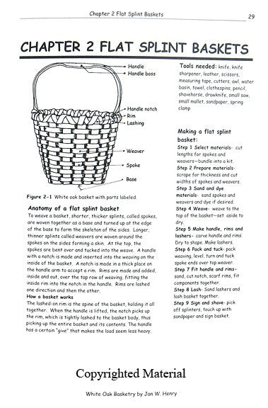White Oak Basketry- An Illustrated Guide