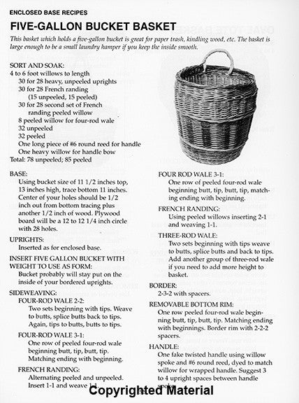 Willow Basketry for the Very Beginner by Joanna Schanz