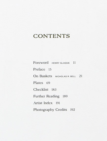 A Measure of the Earth: The Cole-Ware Collection of American Baskets