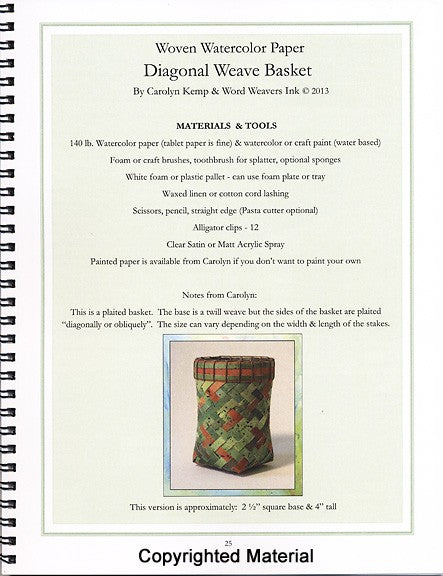 Vol. 1 Little Green Basket Book
