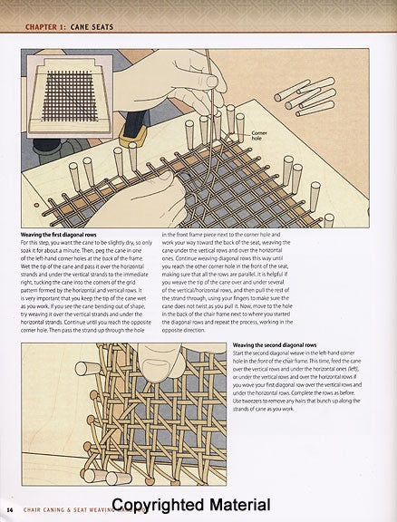 Chair Caning and Seat Weaving