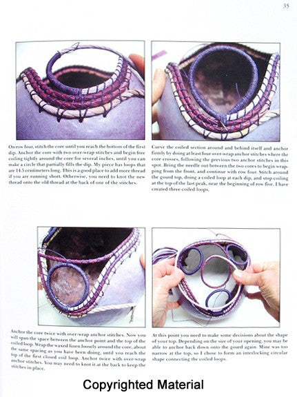 Coiled Designs for Gourd Art