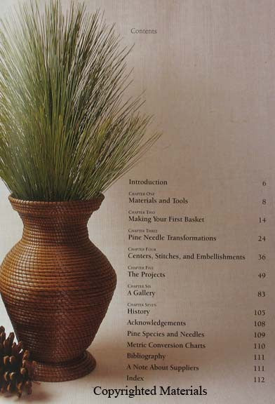 Pine Needle Basketry:  From Forest Floor to Finished Project