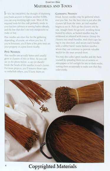Pine Needle Basketry:  From Forest Floor to Finished Project