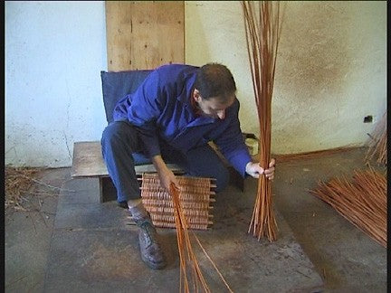 DVD1 - Square Willow Picnic Basket made by Norbert Platz - Traditional Irish Basketmaking Documentary