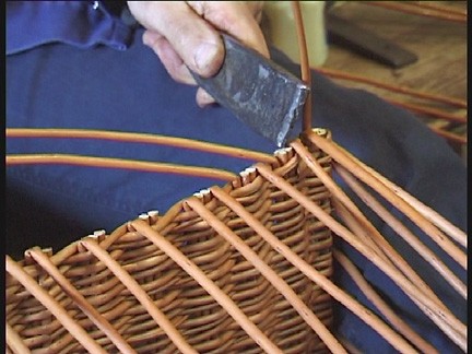 DVD1 - Square Willow Picnic Basket made by Norbert Platz - Traditional Irish Basketmaking Documentary