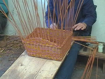 DVD1 - Square Willow Picnic Basket made by Norbert Platz - Traditional Irish Basketmaking Documentary