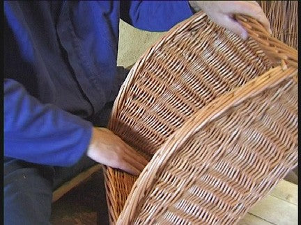 DVD1 - Square Willow Picnic Basket made by Norbert Platz - Traditional Irish Basketmaking Documentary
