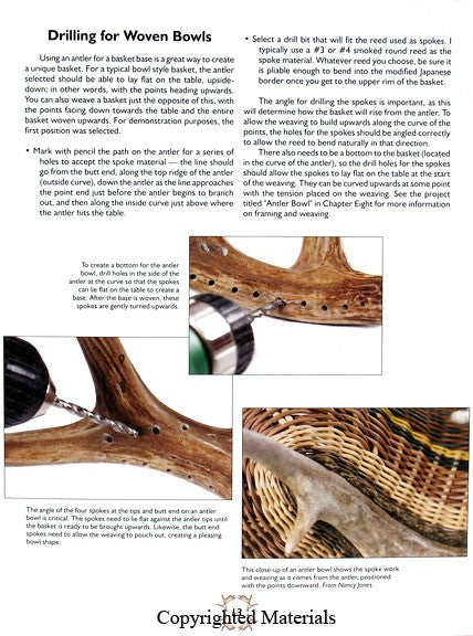 Antler Art For Baskets and Gourds