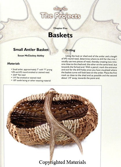 Antler Art For Baskets and Gourds
