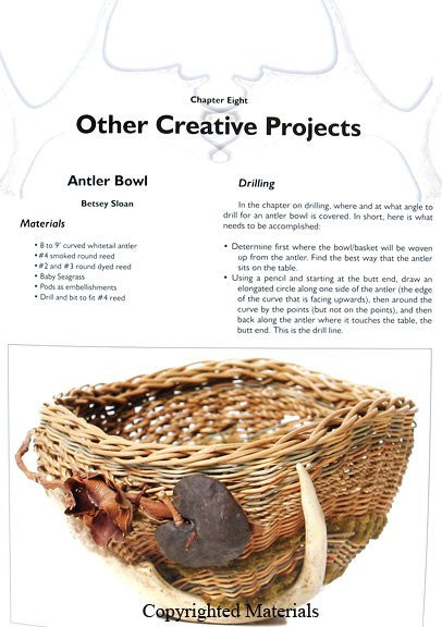 Antler Art For Baskets and Gourds