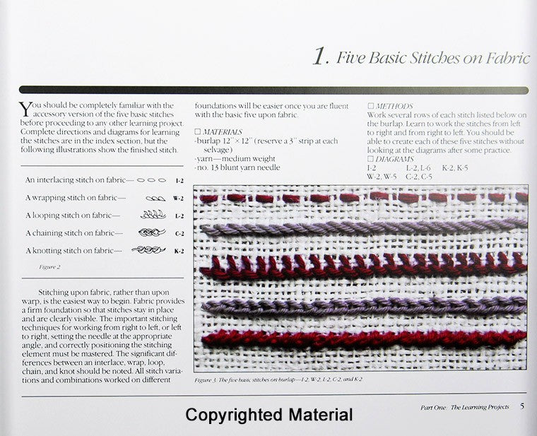 Universal Stitches for Weaving, Embroidery and other Fiber Arts