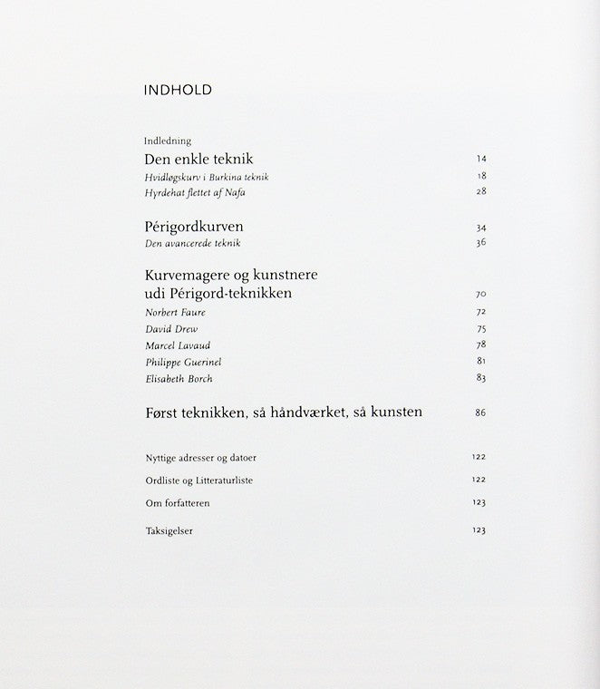 Danish version - The Art of Basketmaking by Eva Seidenfaden - SUPPLY IS LIMITED