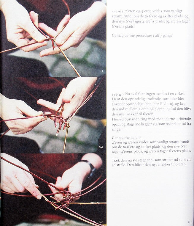 Danish version - The Art of Basketmaking by Eva Seidenfaden - SUPPLY IS LIMITED