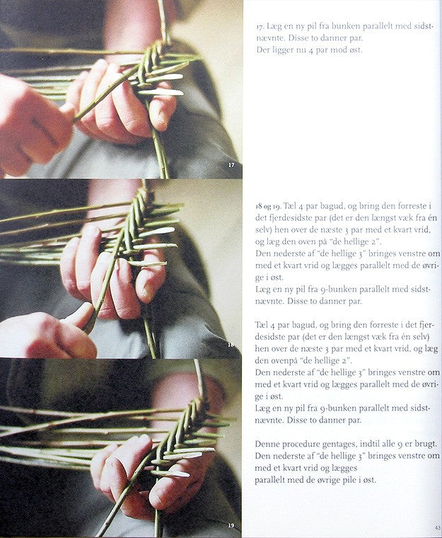 Danish version - The Art of Basketmaking by Eva Seidenfaden - SUPPLY IS LIMITED