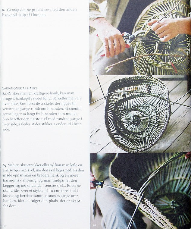 Danish version - The Art of Basketmaking by Eva Seidenfaden - SUPPLY IS LIMITED