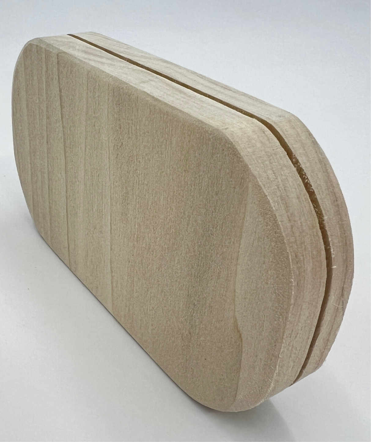 3" x 5" Oblong Slotted Hardwood Base