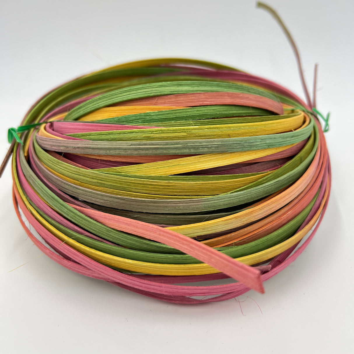 Spring Fever - 1/4" Flat - Variegated/Space Dyed Dyed Reed (1/4 lb coil)