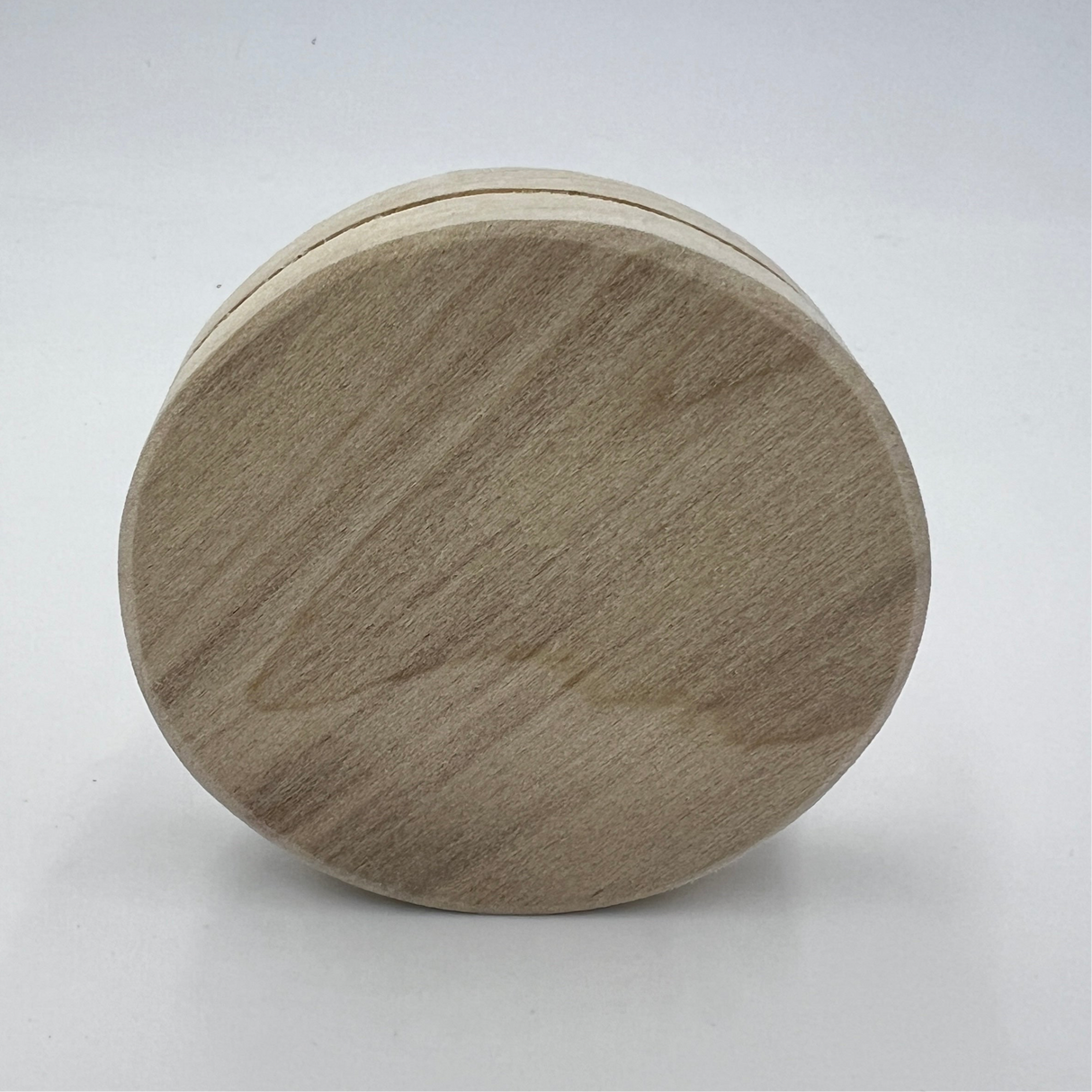 3" Round Slotted Hardwood Base