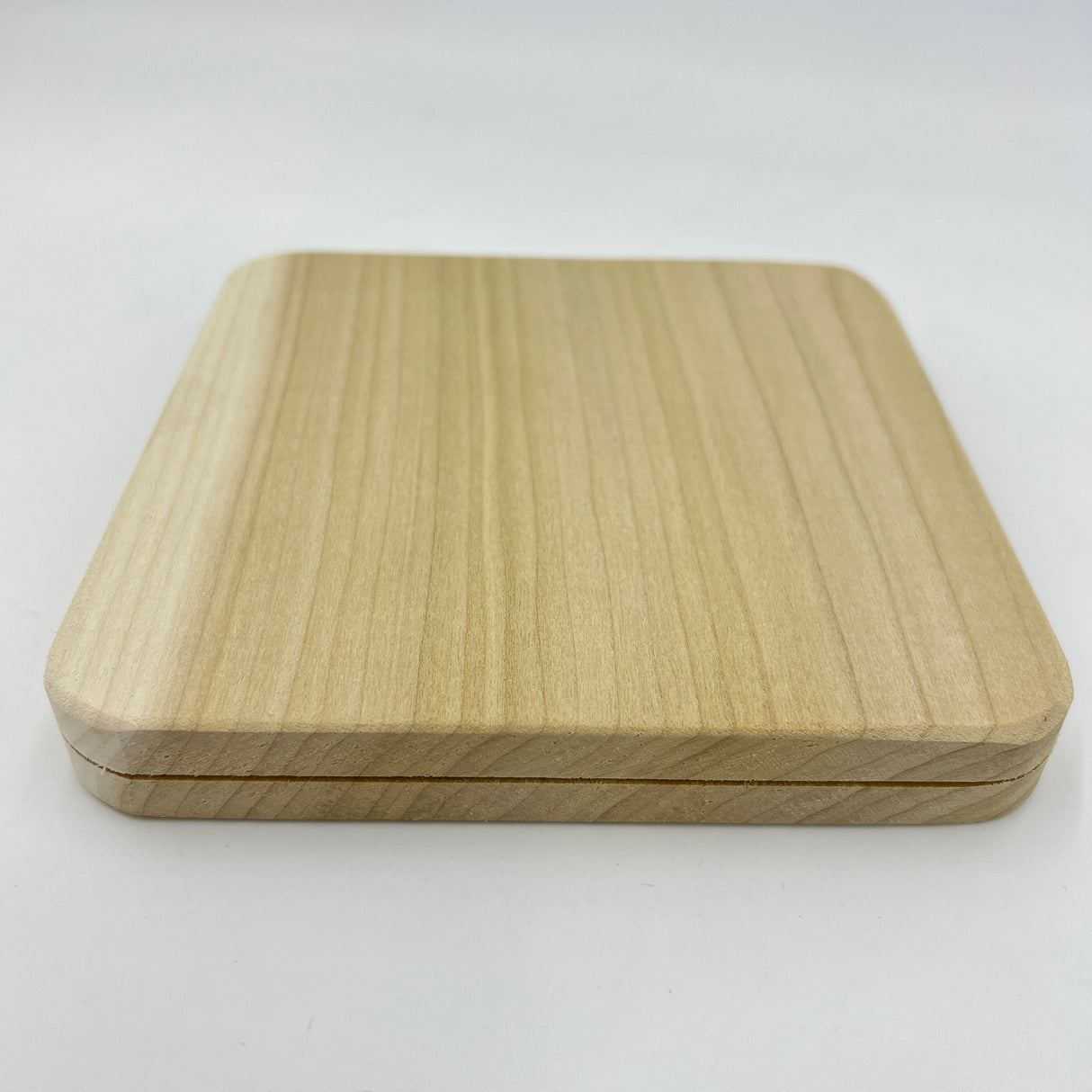 6" x 6" Square Slotted Hardwood Base