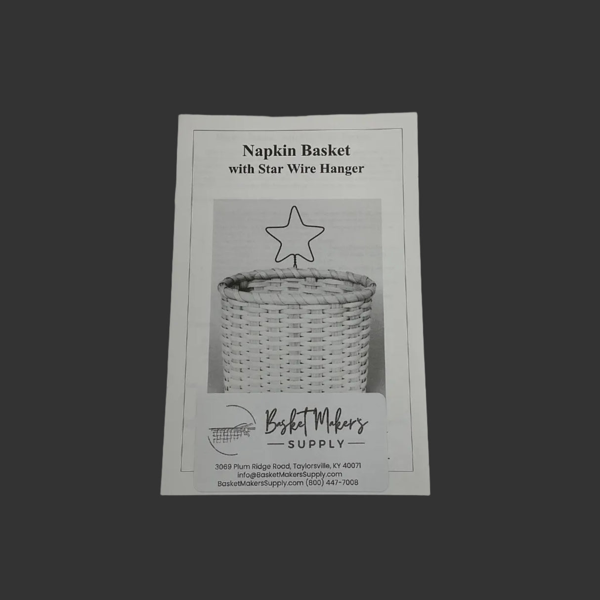 Napkin Basket Pattern