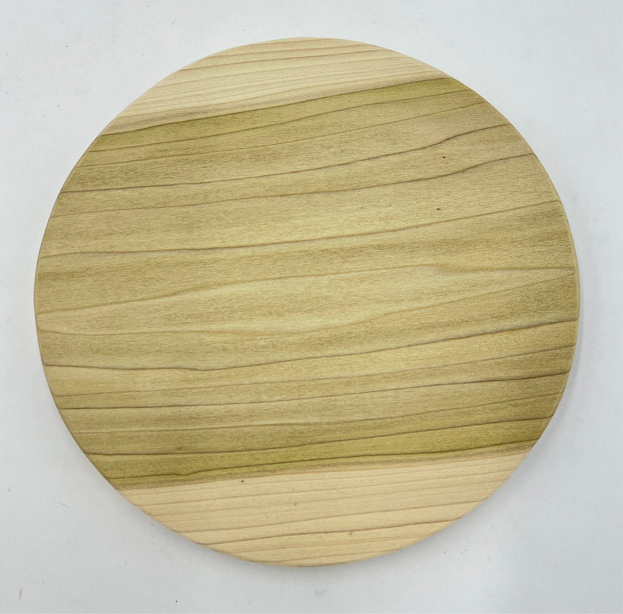 10" Round Slotted Hardwood Base