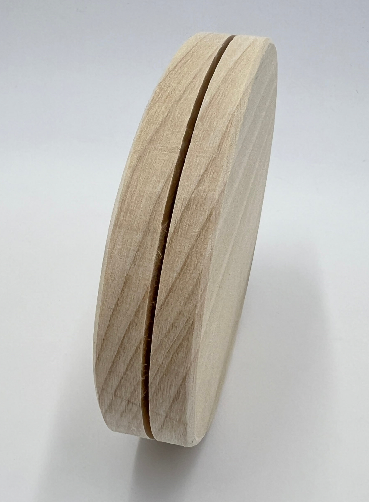 4" x 6" Oval Slotted Hardwood Base
