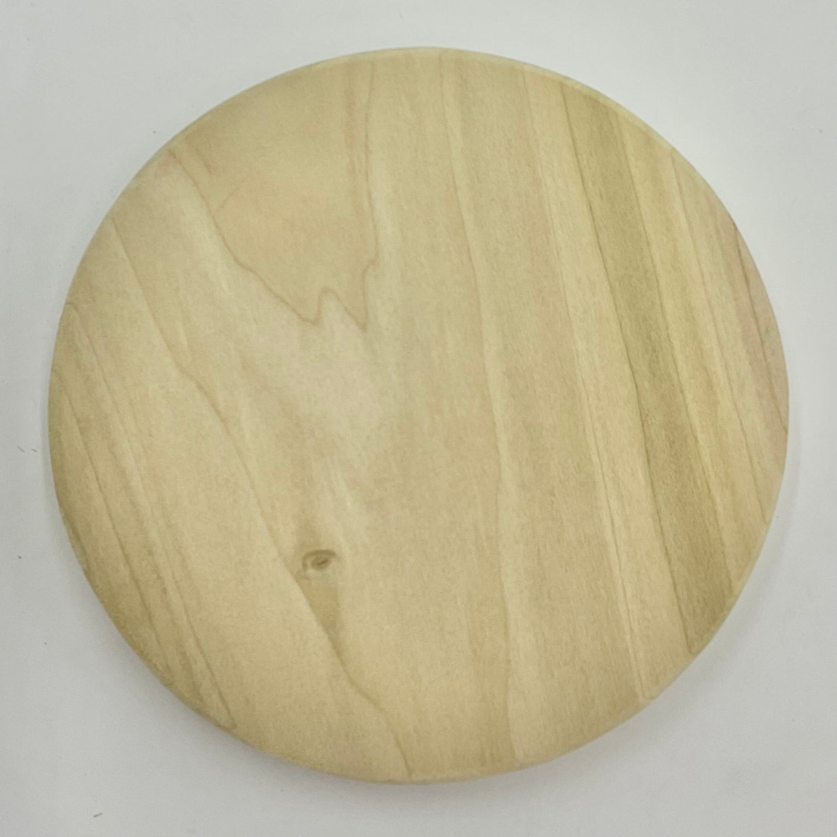 6" Round Double-Slotted Hardwood Base
