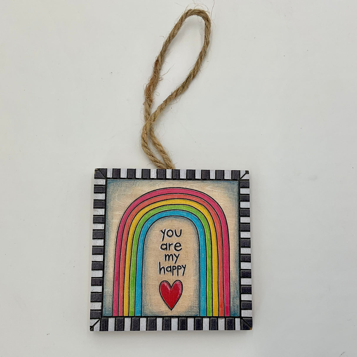 Rainbow Square Embellishment