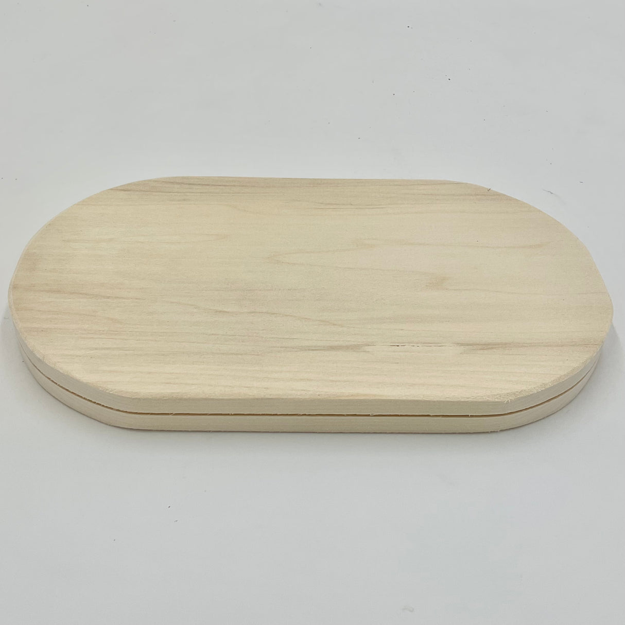 6" x 10" Oblong Slotted Hardwood Base
