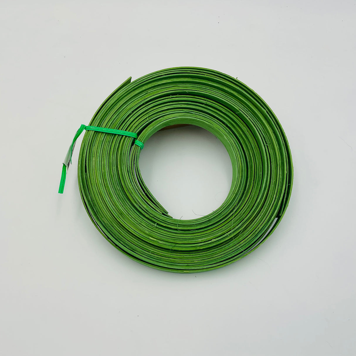 Apple Green - 1/2" Flat - Dyed Reed (1/4 lb coil)