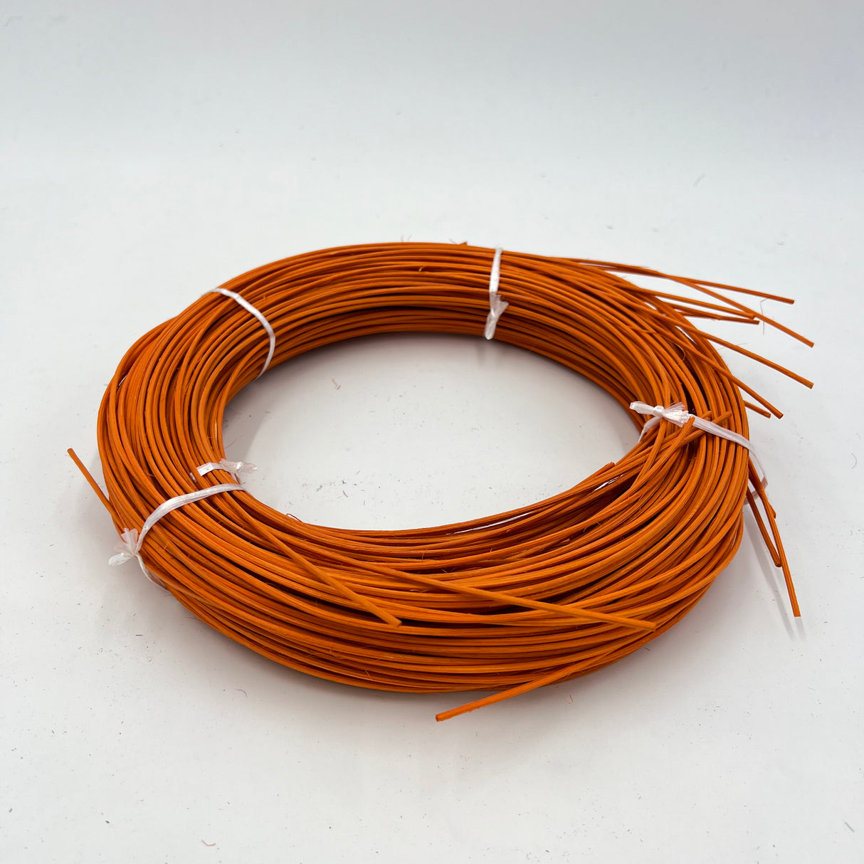 Sunshine Orange - #3 Round - Dyed Reed (1/2 lb coil)
