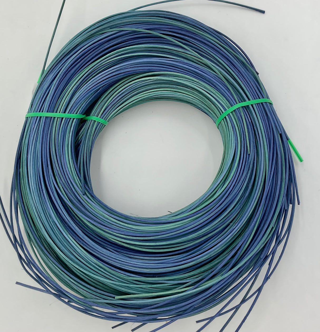 Mediterranean - #2 Round - Variegated/Space Dyed Dyed Reed (1/2 lb coil)
