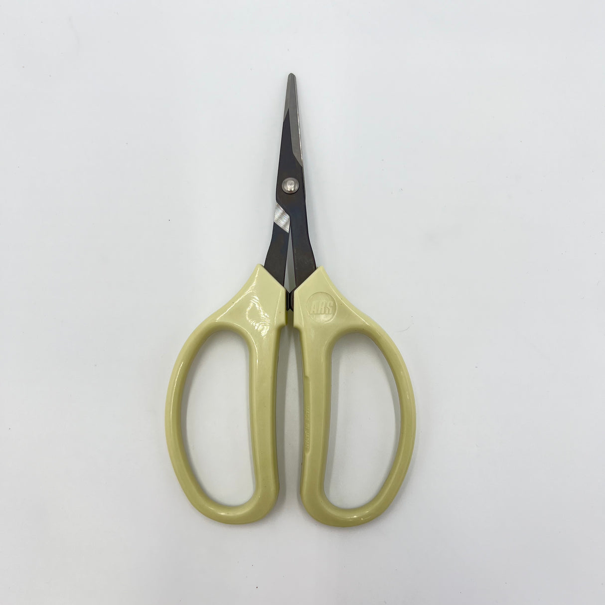 Japanese ANGLED SHORT BLADE Scissor (Tan Handle)