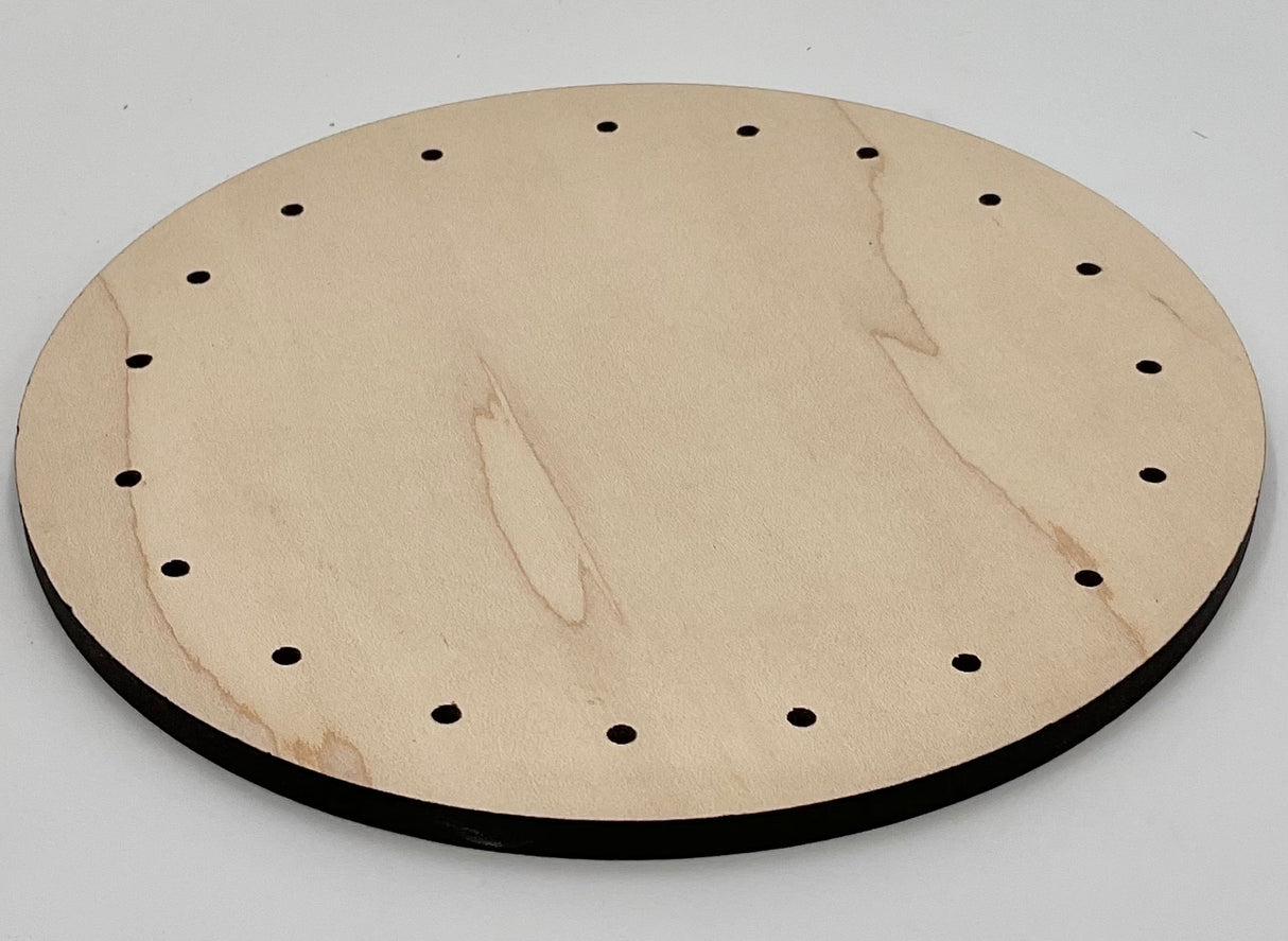 6" Round Drilled Base with 19 holes