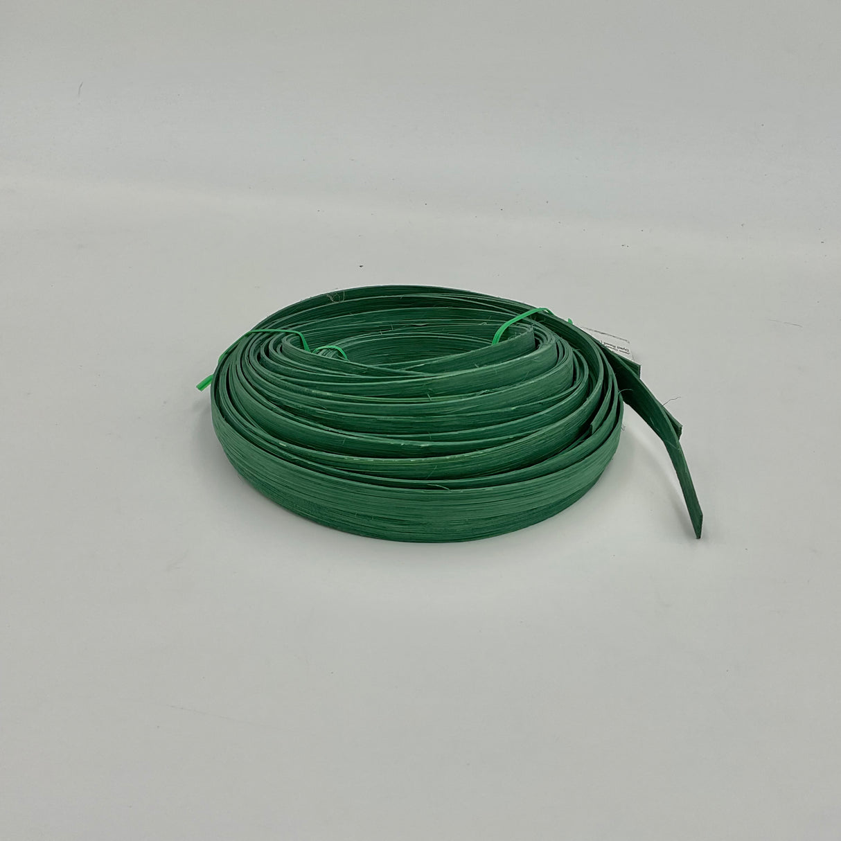 Jade Green - 1/2" Flat - Dyed Reed (1/4 lb coil)
