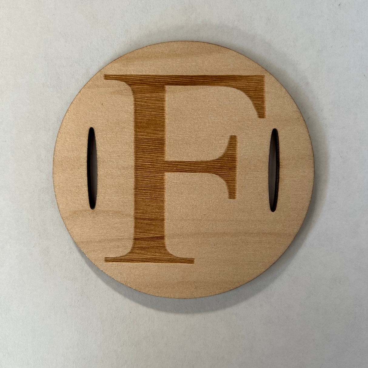 Wooden Disc Embellishment